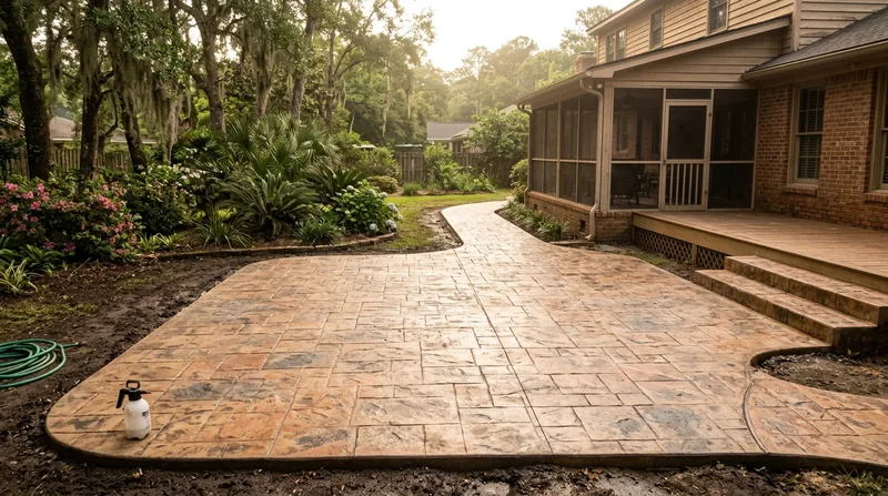 Stamped & Decorative Concrete Mobile
